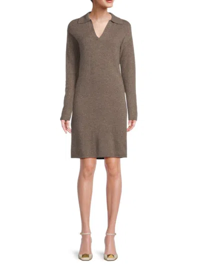 M Magaschoni Women's Johnny Collar Sheath Dress In Clay Heather | ModeSens
