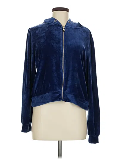 Pre-owned M Magaschoni Zip Up Hoodie In Blue