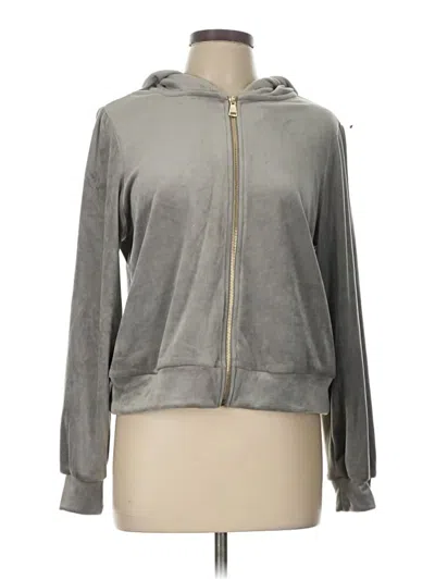 Pre-owned M Magaschoni Zip Up Hoodie In Gray