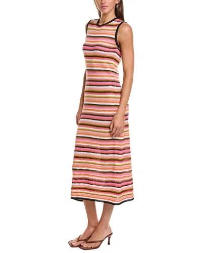 M Missoni Abito Midi Dress In Animal Print