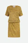 M Missoni Drop-waist Midi Dress In Multicolore
