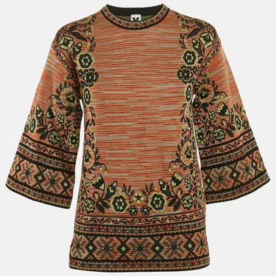 M Missoni Multicolor Patterned Knit Top