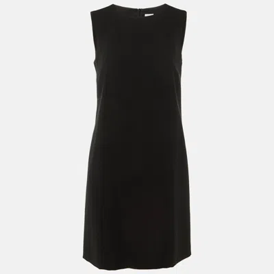 Pre-owned M Missoni Black Crepe Sleeveless Shift Dress S