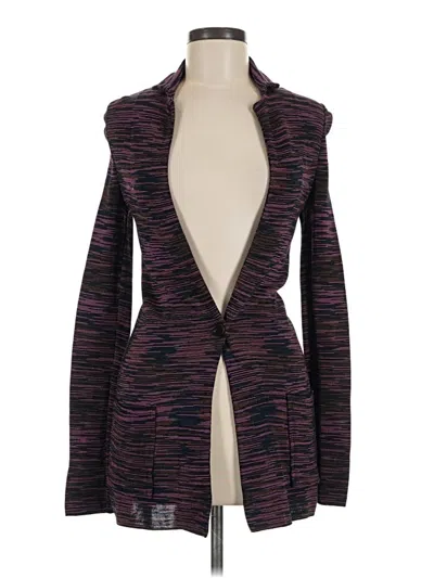 Pre-owned M Missoni Blazer Jacket In Purple