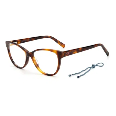 M Missoni Brown Acetate Frames In Multi