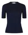 M Missoni Cable-knit Pattern Sweater In Blue