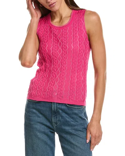 M Missoni Canotta Top In Pink