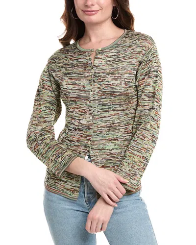 M Missoni Cardigan In Green