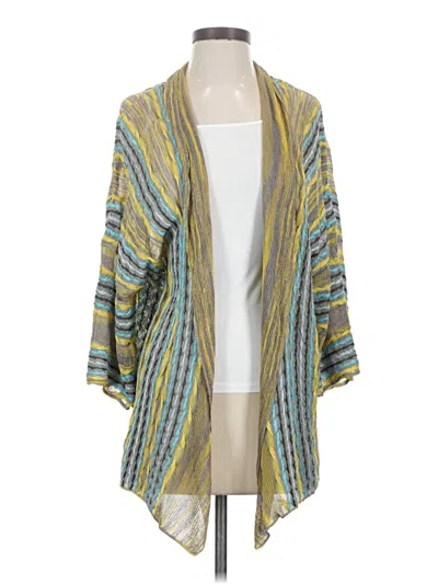 Pre-owned M Missoni Cardigan Sweater In Yellow