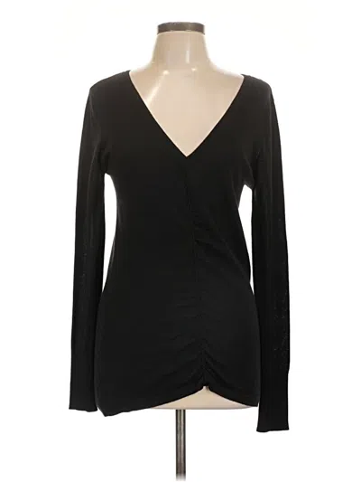 Pre-owned M Missoni Cashmere Pullover Sweater In Black