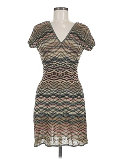 Pre-owned M Missoni Casual Dress In Brown