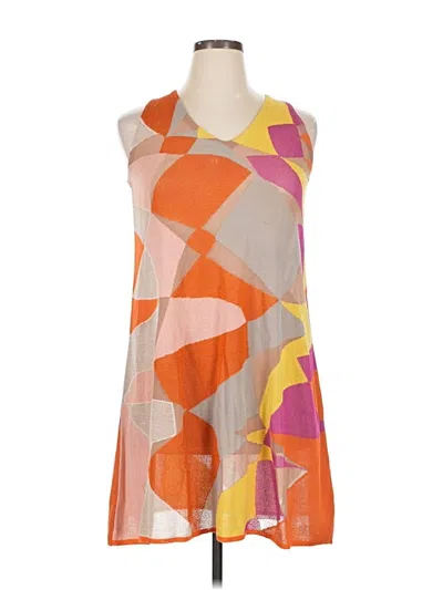 Pre-owned M Missoni Casual Dress In Orange