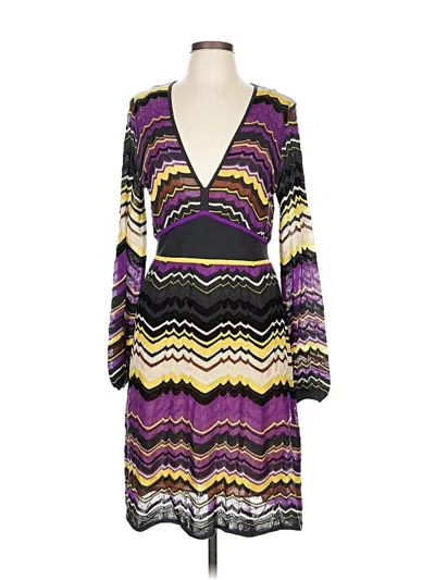 Pre-owned M Missoni Casual Dress In Purple
