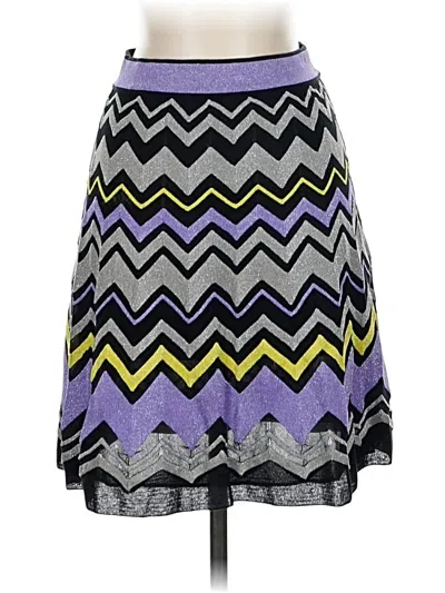 Pre-owned M Missoni Casual Skirt In Purple