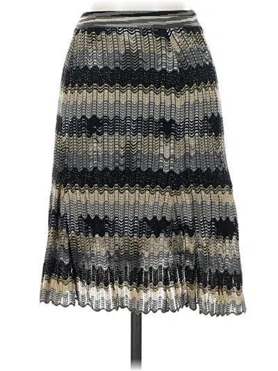 Pre-owned M Missoni Casual Skirt In Silver