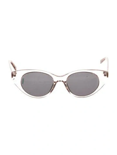 Pre-owned M Missoni Cat-eye Tinted Sunglasses In Neutrals