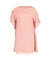 M Missoni Chevron Pattern Knit Kaftan In Pink Polyester In Pink