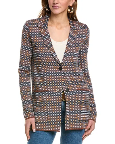 M Missoni Coat In Brown