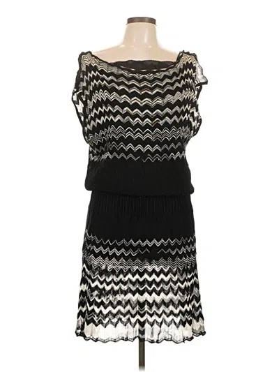 Pre-owned M Missoni Cocktail Dress In Black