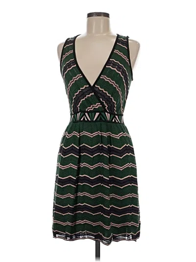 Pre-owned M Missoni Cocktail Dress In Green
