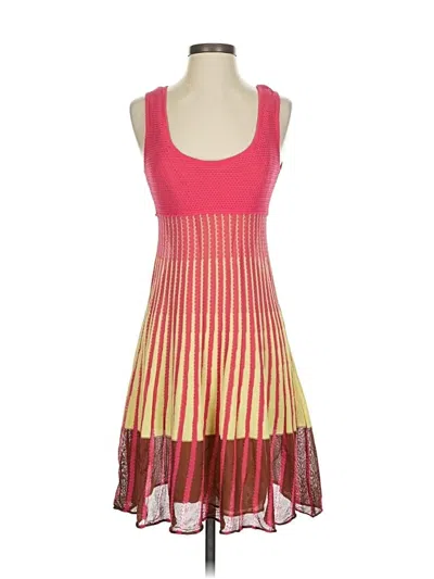 Pre-owned M Missoni Cocktail Dress In Pink