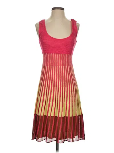 Pre-owned M Missoni Cocktail Dress In Pink