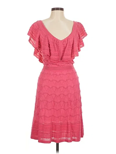 Pre-owned M Missoni Cocktail Dress In Pink
