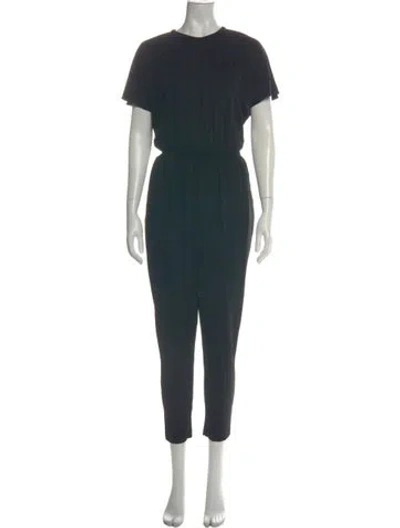 Pre-owned M Missoni Crew Neck Jumpsuit In Black