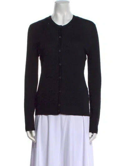 Pre-owned M Missoni Crew Neck Sweater In Black