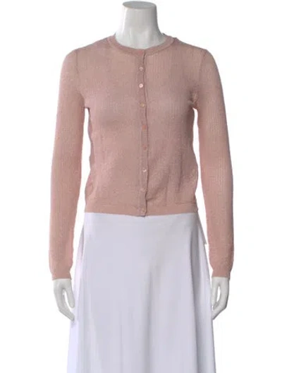 Pre-owned M Missoni Crew Neck Sweater In Pink