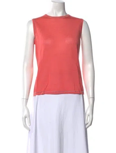 Pre-owned M Missoni Crew Neck Sweater In Pink