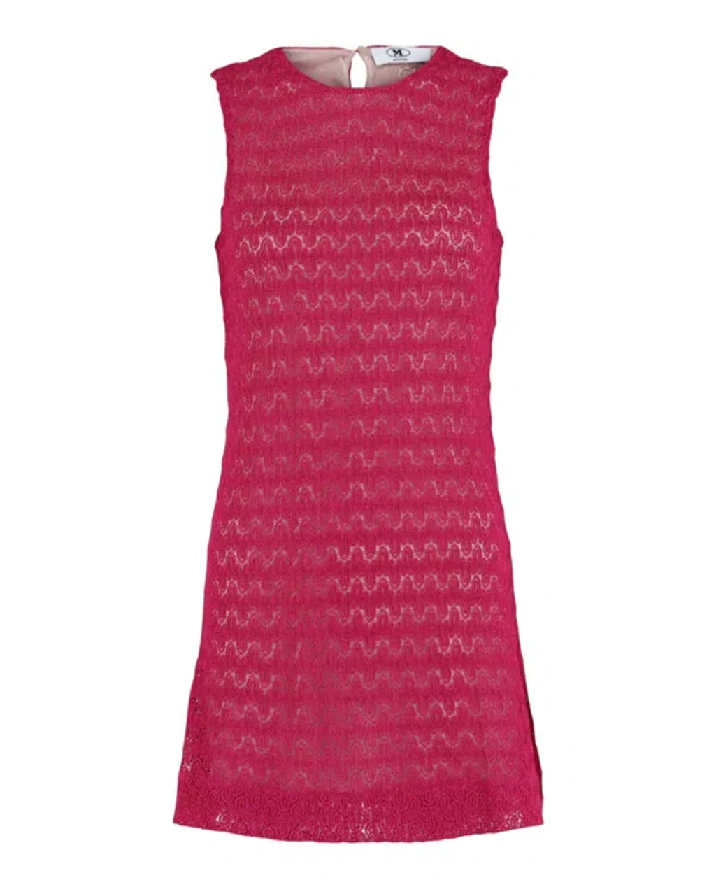 missoni crochet knit mini dress Striped metallic crochet-knit mini dress - multi