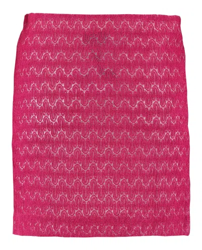 M Missoni Crochet-knit Mini Skirt