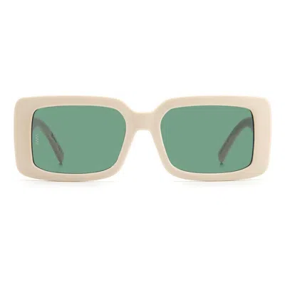 M Missoni Eyewear Rectangular Frame Sunglasses In White