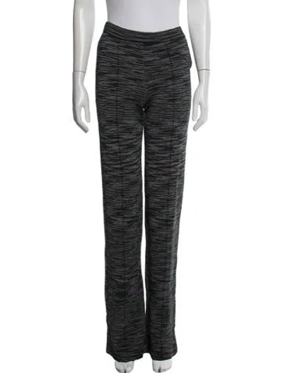 Pre-owned M Missoni Fleece Wide Leg Pants In Green
