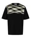 M Missoni Geometric Pattern Crewneck T-shirt In Black