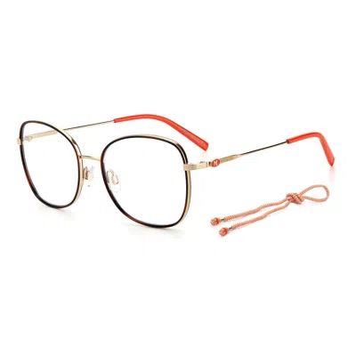 M Missoni Gold Metal Frames In Multi