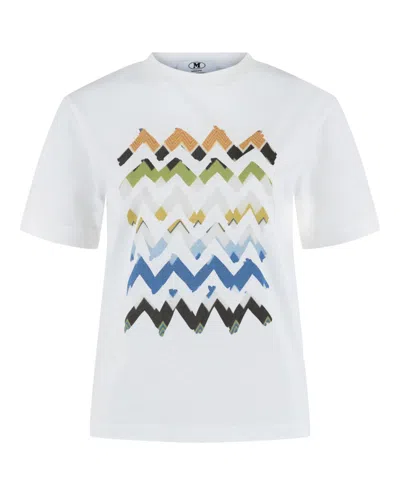 M Missoni Graphic Printed Short Sleeve T-shirt