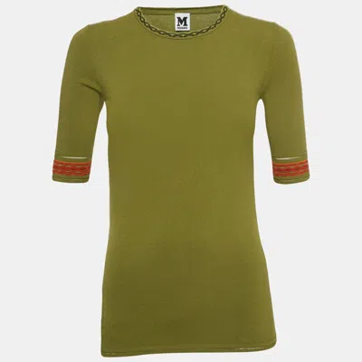 M Missoni Green Knit Top