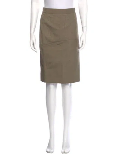 Pre-owned M Missoni Knee-length Skirt In Green