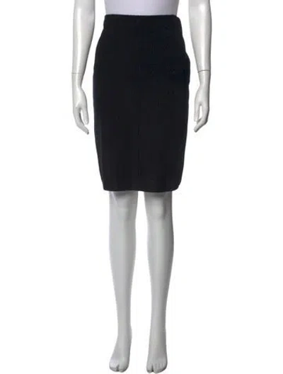 Pre-owned M Missoni Knee-length Skirt W/ Tags In Black