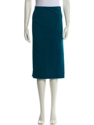 Pre-owned M Missoni Knee-length Skirt W/ Tags In Blue