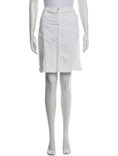 Pre-owned M Missoni Knee-length Skirt In White