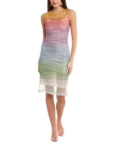 M Missoni Knit Midi Dress In Multi