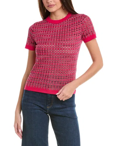 M Missoni Knit Top In Pink