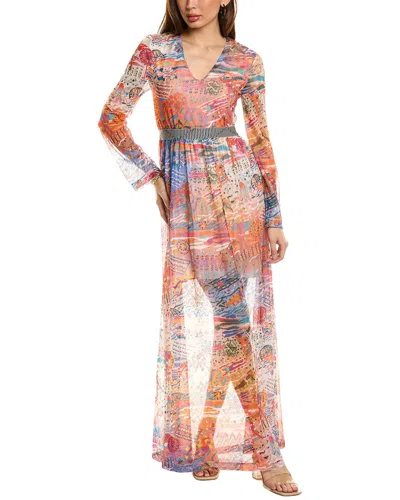 M Missoni Lace Maxi Dress In Multi