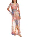 M Missoni Lace Maxi Dress In White