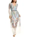 M Missoni Lace Wool-blend Maxi Dress In White