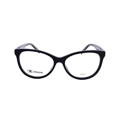 M Missoni Ladies Black Rectangular Eyeglass Frames Mmi-0092-1