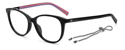 M Missoni Ladies Black Round Eyeglass Frames Mmi-0006-807